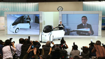 Nissan Land Glider EV concept live in Tokyo