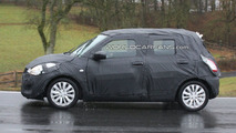 2011 Suzuki Swift spy photos in Germany 24.11.2009