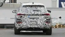 Photo d'espion avec vue arrière de l'Audi RS Q6 E-Tron