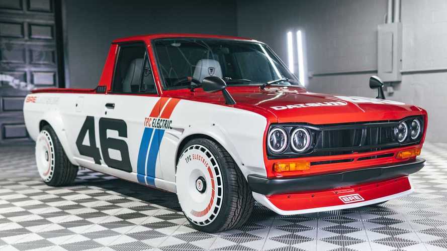 Посмотрите на Nissan Sunny 1987 года с электромотором