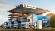 Mercedes eTruck Charging Park