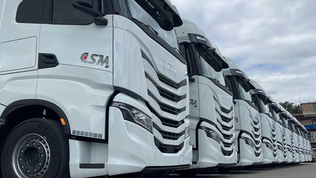 Gli Iveco S-Way della flotta CSM