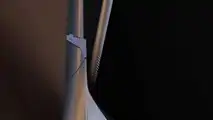 Buick Electra-X Concept aerial view detail showing the A-pillar and side view cameras