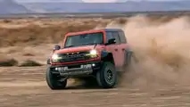 2022 Ford Bronco Raptor Kum Üzerinde Dış Ön Çeyrek