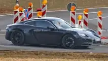 Photos d'espionnage de la Porsche 718 Cayman EV