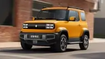 2023 Baojun Yep exterior front quarter view driving