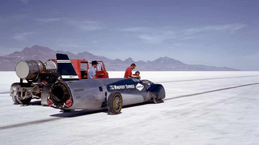 La historia del Blue Flame y el neumático más rápido del mundo