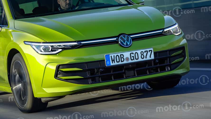 Este podría ser el aspecto del Volkswagen Golf 2024 restyling