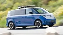 US-spec 2024 Volkswagen ID. Buzz LWB exterior driving shots