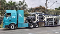 GWM realiza primeiro transporte de carga com caminhão hidrogênio no Brasil 