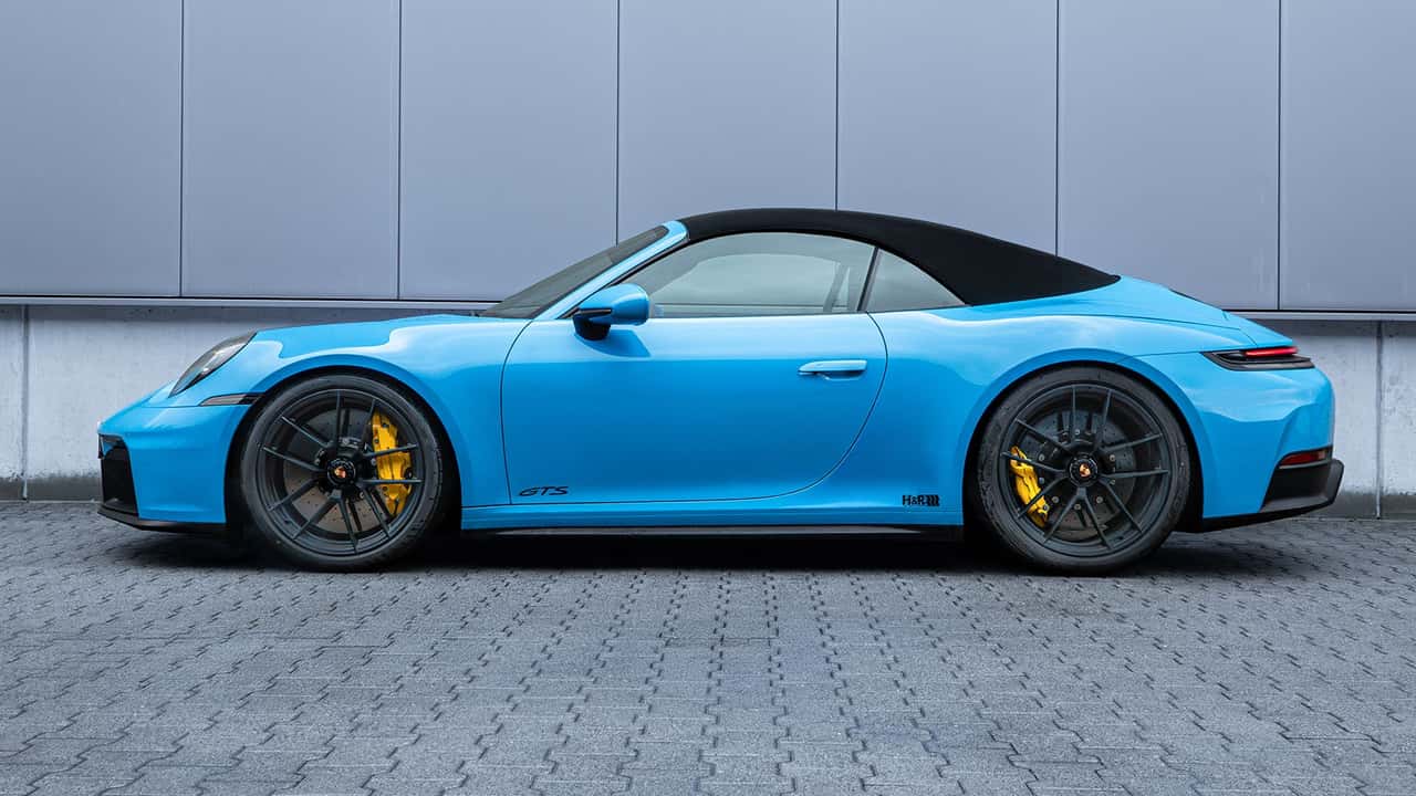 Porsche 911 GTS mit H&R-Tieferlegung