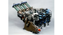 R26B Vierscheiben-Kreiskolbenmotor im Mazda 787B