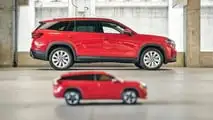 Skoda Kodiaq als Papiermodell im Maßstab 1:10