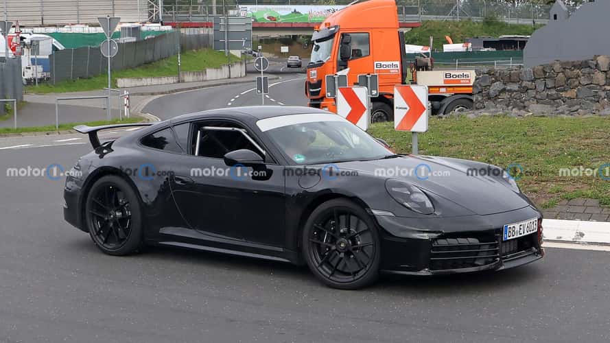 Porsche 911 GTS Facelift Spied Exercising Hybrid Powertrain In Germany