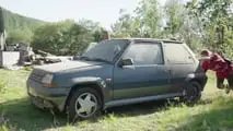 Renault Supercinco GT Turbo abandonado