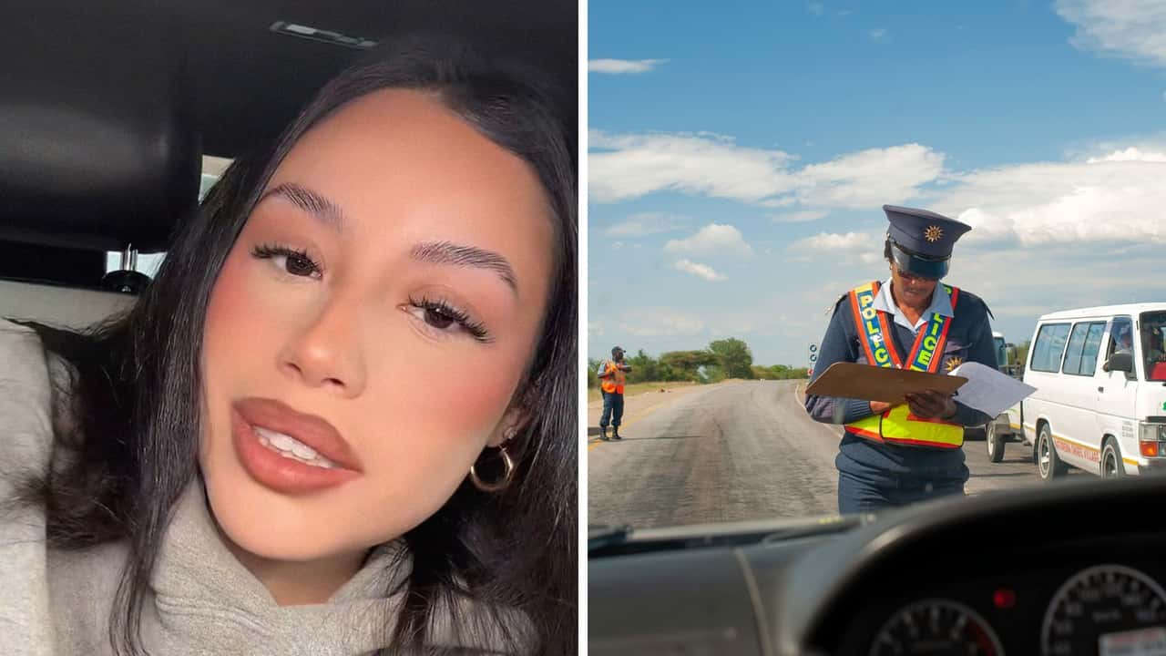 Cop pulls woman over