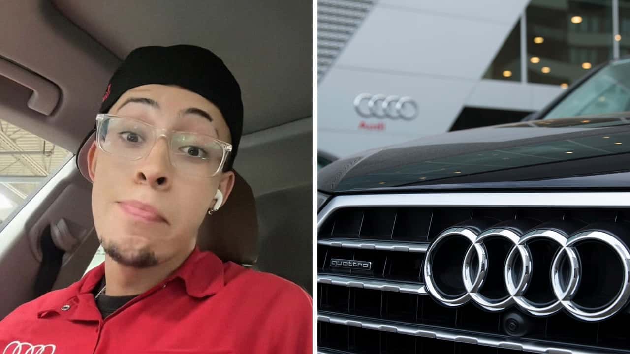 Audi mechanic works on new recall