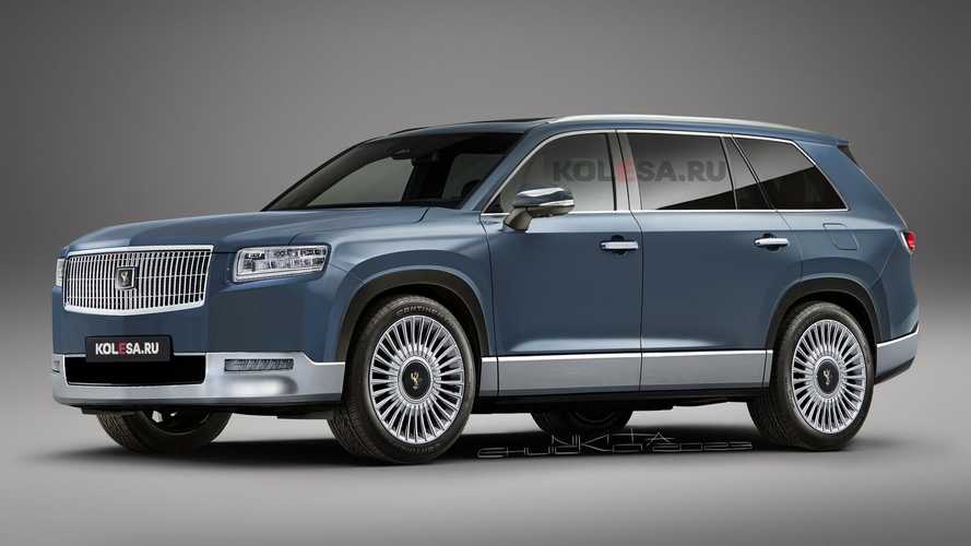 Render del Toyota Century SUV: tan alocado como el propio rumor