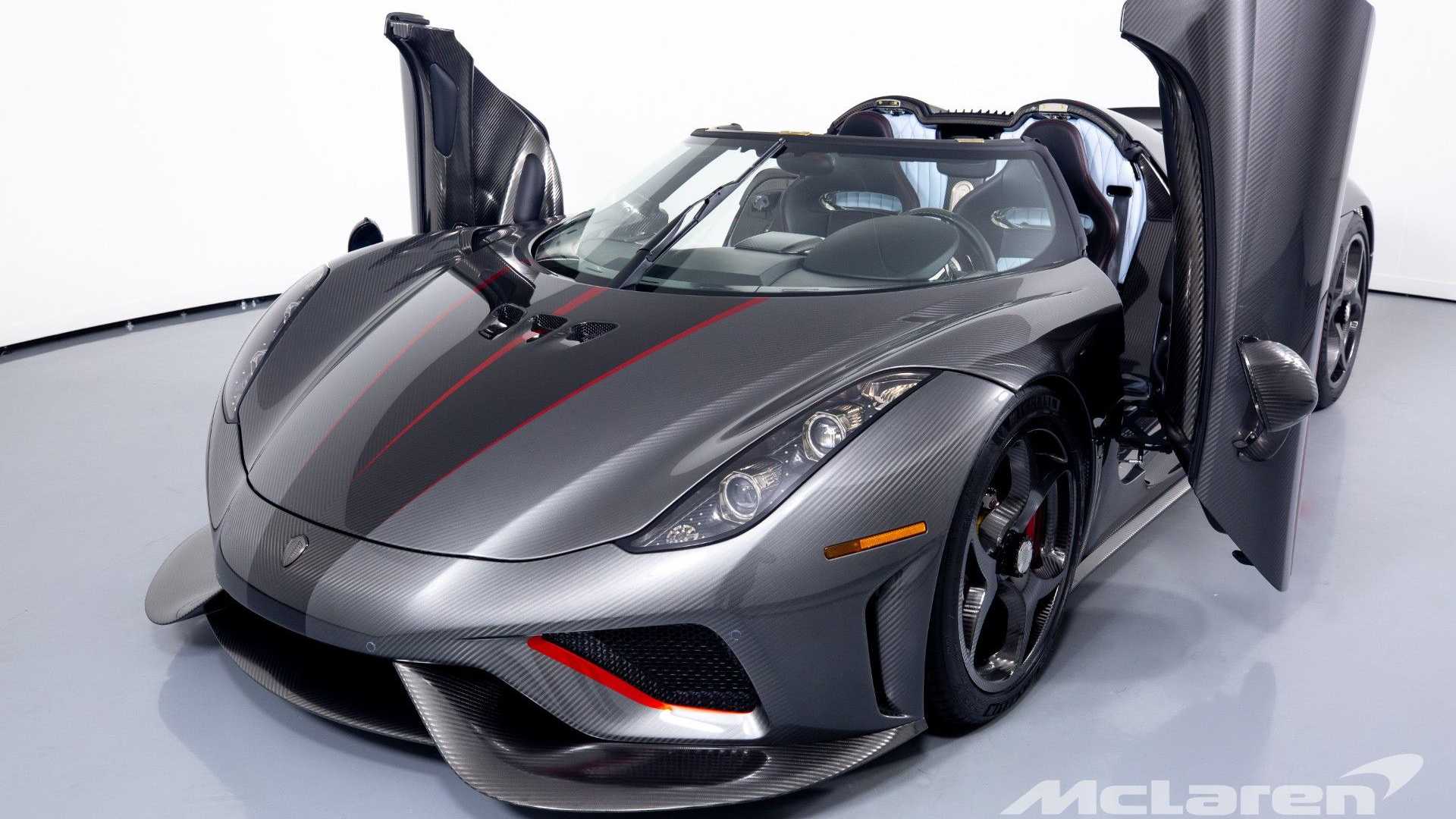 Discover the Cover January 2022 Silver Carbon Koenigsegg Regera For Sale