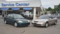 2002 Honda Civic and 2001 Honda Accord