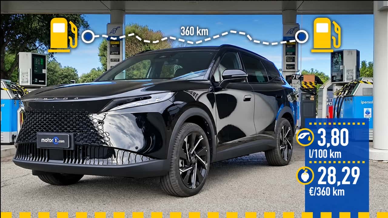 Omoda 7 PHEV prueba consumo