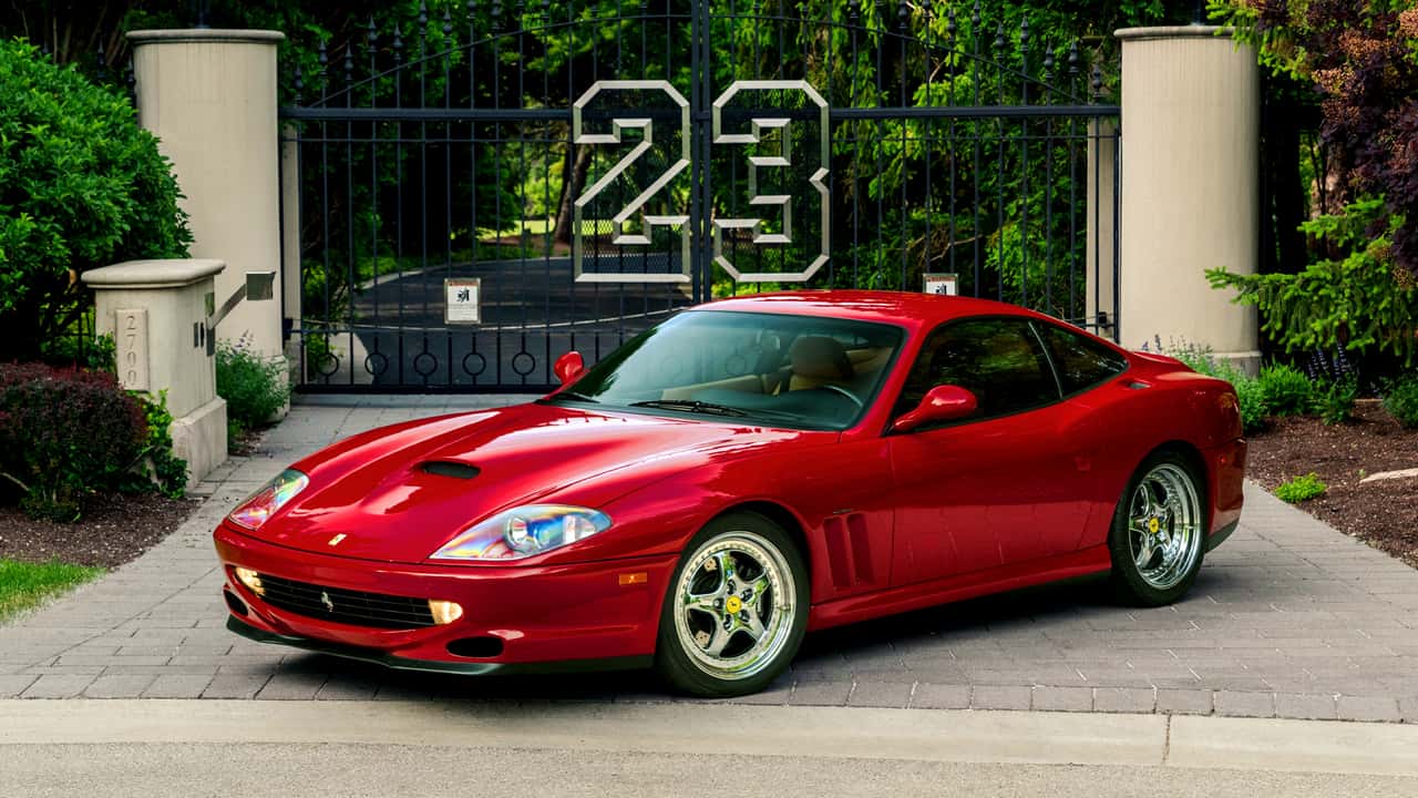Ferrari 550 Maranello należące do Michaela Jordana z rekordem aukcyjnym: 2,7 mln dolarów