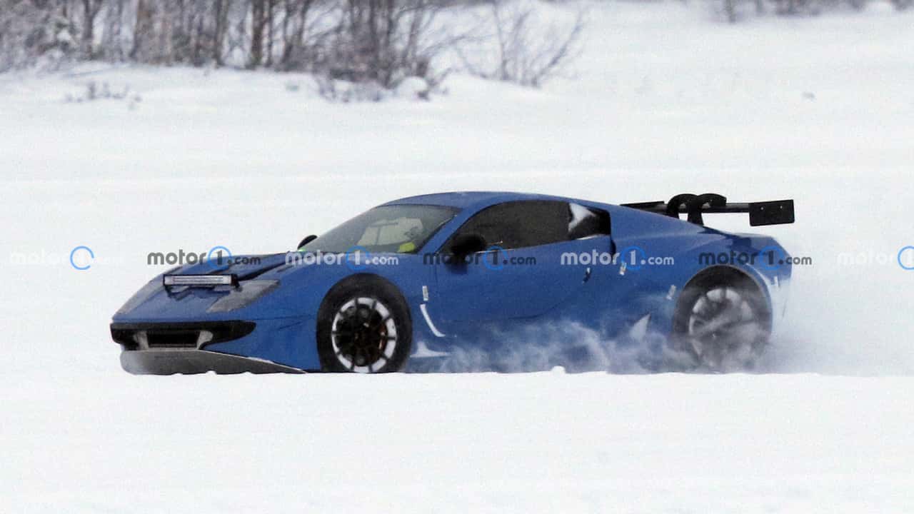 Alpine A310 (2028) als Mule erwischt