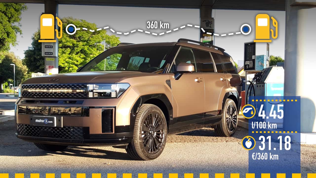 Hyundai Santa Fe ibrida plug-in (2025), la prova dei consumi reali