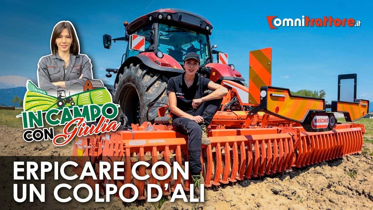 Maschio Gaspardo Gabbiano Super: in campo con Giulia