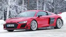 Audi R8 RWD, fotos espía