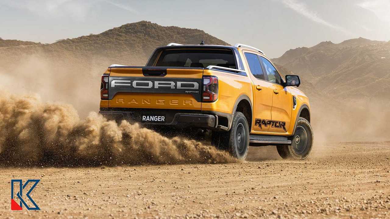 Ford Ranger Raptor - projeção por KDesign AG