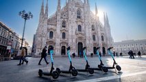 La nuova flotta Helbiz a Milano