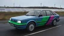 Nissan Bluebird one-off EV conversion with Leaf EV powertrain