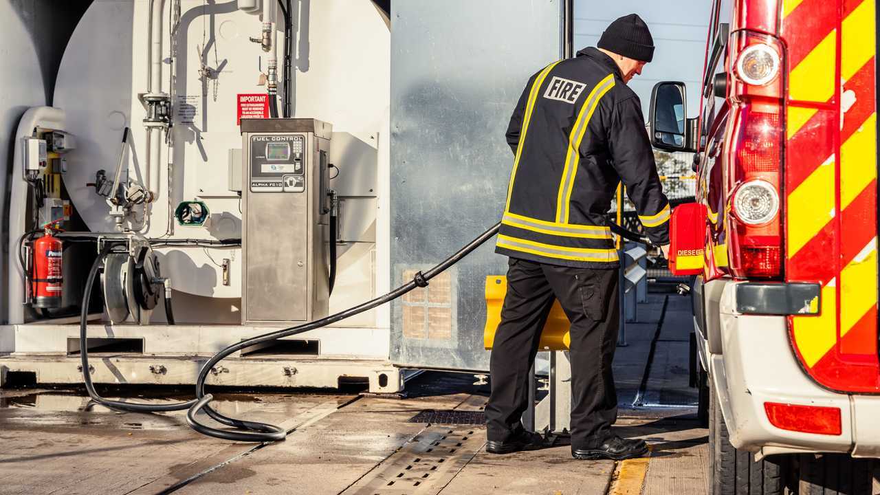 I veicoli alimentati a biodiesel nella fabbrica Bentley