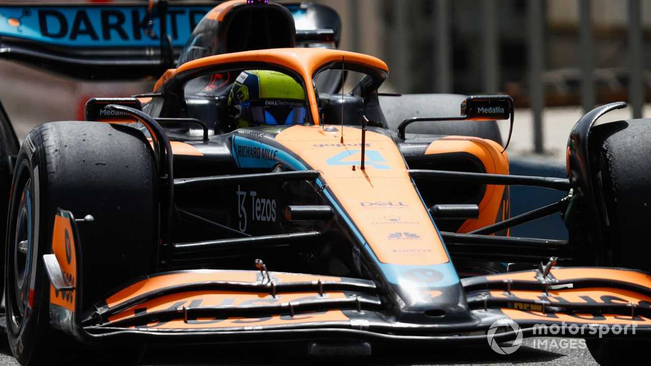 Lando Norris at Bahrain March testing 2022