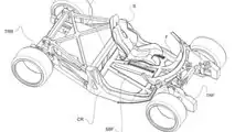 Ferrari EV Layout Patent Drawings