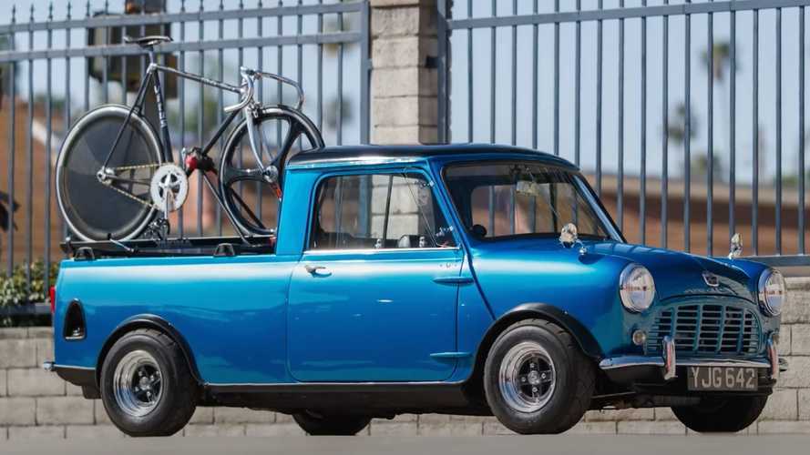 Este Mini pick-up de 1962 es lo más llamativo que verás hoy