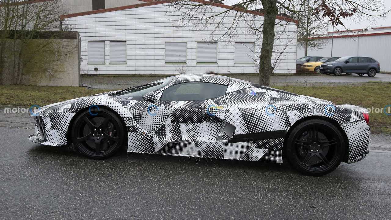 Photo espion mulet hypercar Ferrari