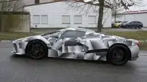 Ferrari hypercar test mule spy photo