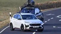 Hyundai Kona N spy photo with no camouflage