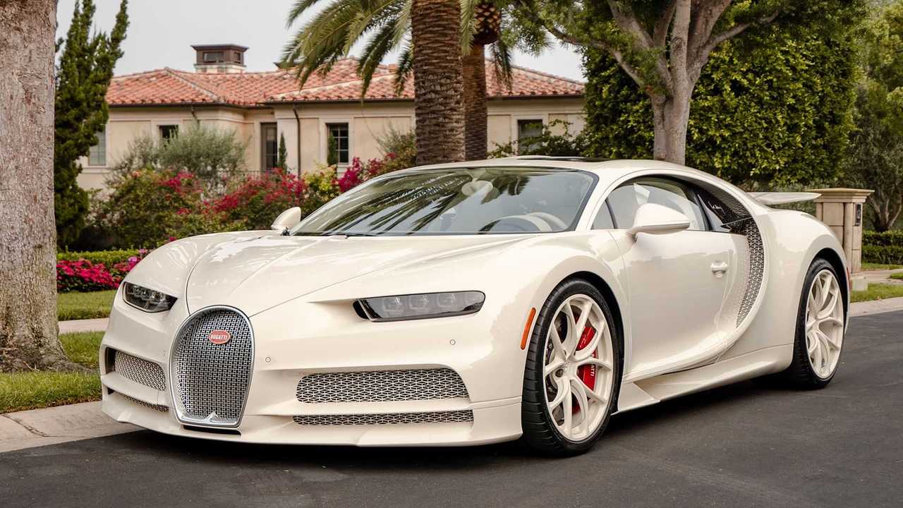 Bugatti Chiron habillé par Hermès