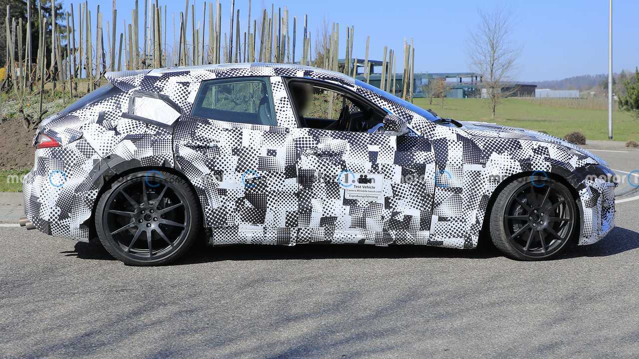 Ferrari Purosangue Spy Photos side