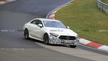 Mercedes CLS prototype spy photo
