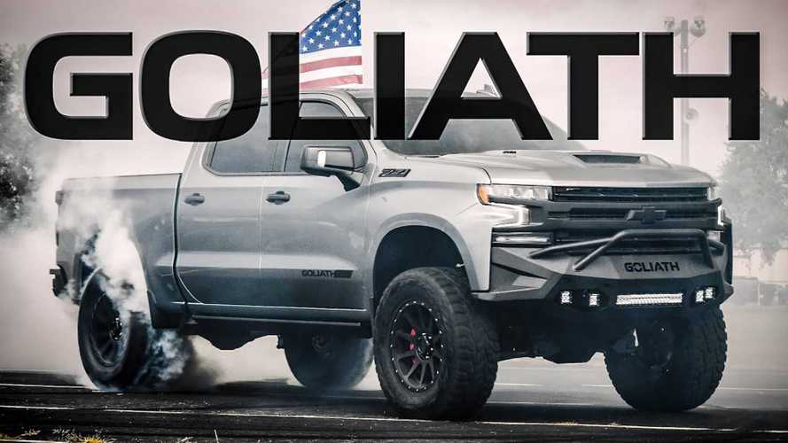 Watch Hennessey Silverado Goliath Cook Up Some Smoky Donuts