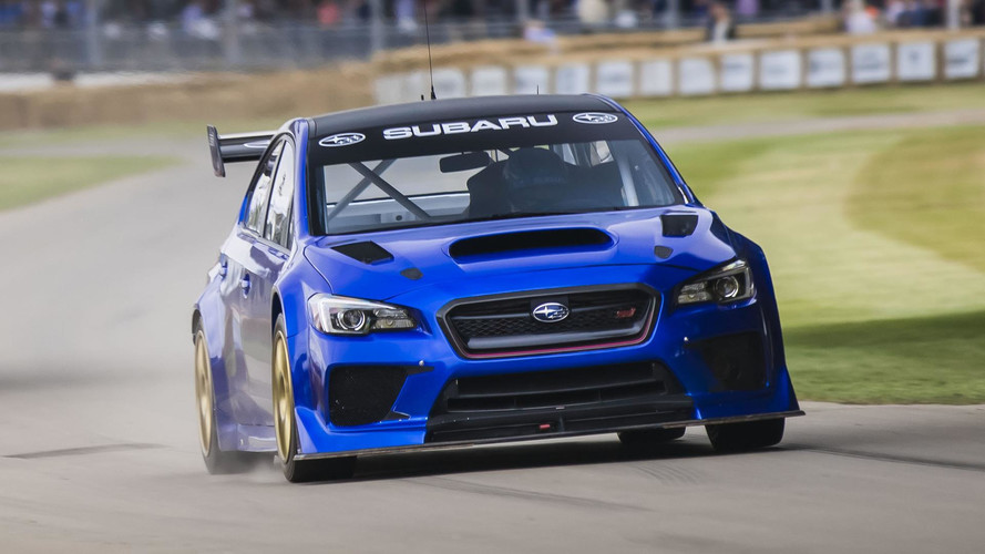 Subaru WRX STI at the Goodwood Festival of Speed