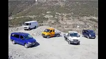 Im Bus am Berg
