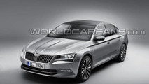 2015 Skoda Superb leaked official image