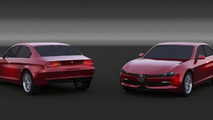 2016 Alfa Romeo Giulia rendering / Marco Procaccini and Rosario Dalessandro