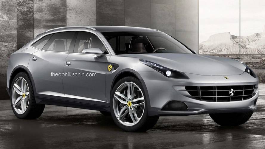 Recreaciones del futuro Ferrari SUV