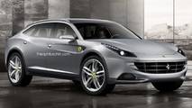Recreacioenes del futuro Ferrari SUV